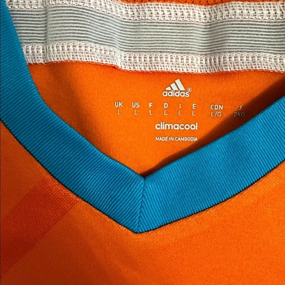 Vintage Adidas Valencia CF 2014 2015 Away Football Shirt Size L